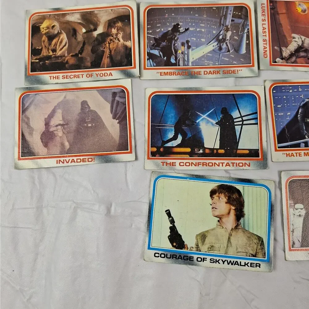 Vintage 1980 Topps Star Wars The Empire Strikes Back Trading Card Lot (25 Cards)